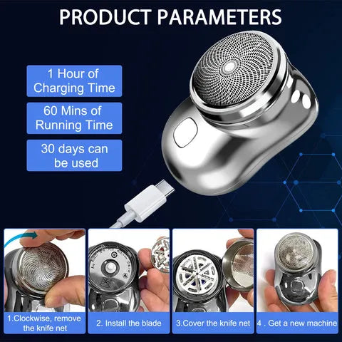 ✨ PocketCut Mini Electric Shaver ✨